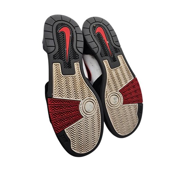 Nike Dunk Skeet skateboarding shoes in black, white, and red Mens Sz 9